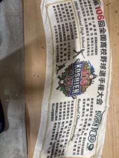 第106回全国高校野球選手権大会 甲子園記念タオルのサムネイル