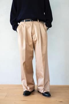 cliché EX WIDE TROUSERS 〔NEW BEIGE〕 - メルカリ