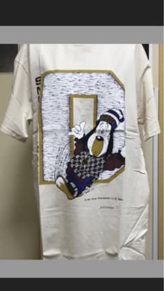 ドルーピーＴシャツ　Ｄロゴ　ベージュのサムネイル