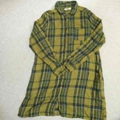 チェック シャツワンピースのサムネイル