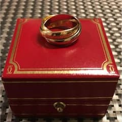 最終値下げ！Cartier カルティエ トリニティリング 10号 #50 K18のサムネイル