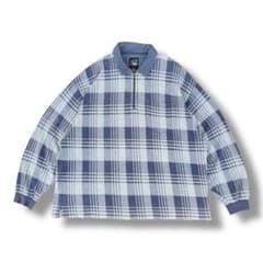 Lee チェックハーフジップ　スウェットのサムネイル