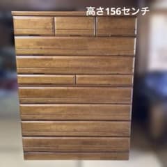 ブラウン木製チェスト 整理タンス　5／25日までのサムネイル