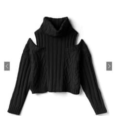 GRL オープンショルダーニット トップスのサムネイル