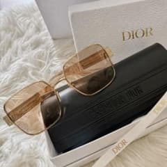 Christian Dior サングラス ライトブラウンメタルフレームのサムネイル