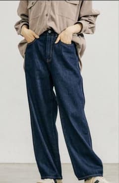 GLOBAL WORK GOODデニムバギーパンツ Ꮇ 新品のサムネイル