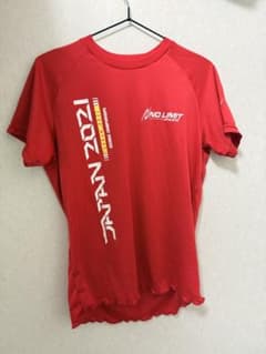 JAPAN 2021 陸上競技用 Tシャツ レッドのサムネイル