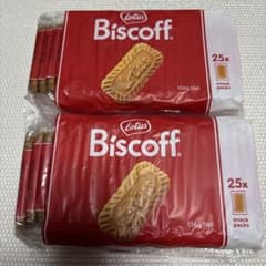 Lotus Biscoff ロータス ビスコフ カラメルビスケット 25P 2袋