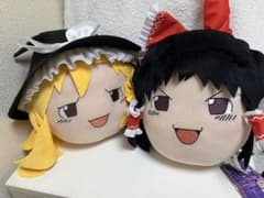 ゆっくりしていってね BIGぬいぐるみ 魔理沙 霊夢 全2種のサムネイル