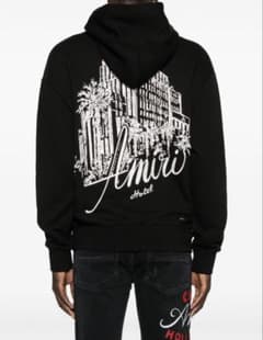 Amiri ブラック パーカー Hotel Amiri サイズM - メルカリ