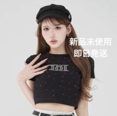 ダーリッチ darich パールストーンロゴTシャツ ブラック - メルカリ