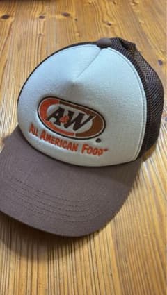 A&W All American Food メッシュキャップ ブラウン アメカジ - メルカリ