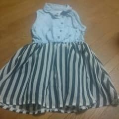 ★ゆあじゅ 様★ 専用 ノースリーブ 切り替えワンピースのサムネイル