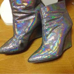 値下げ★オーロラショートブーツのサムネイル