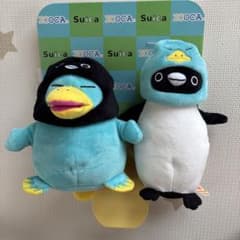 未使用】カモノハシのイコちゃん×Suicaのペンギン フードぬいぐるみ