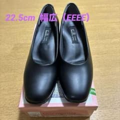 黒パンプス　Furio Valentino 22.5㎝　4Eのサムネイル