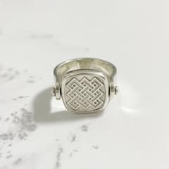 heres ヒアーズ リバーシブルリング ホース シルバーリング シグネット heres ヒアーズ リバーシブルリング ホース シルバーリング シグネット