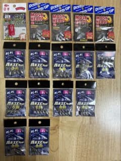 ダートジグヘッド まとめ売り16点セット アジキラー モサヘッド 一誠ハネエビのサムネイル