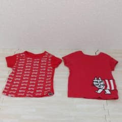 90サイズ ユニクロ 半袖Tシャツ 2枚セットのサムネイル