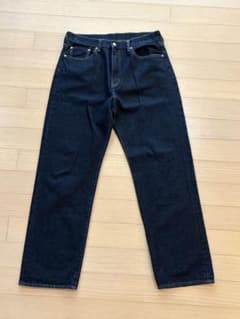 GUストレートデニムパンツ インディゴブルー メンズのサムネイル