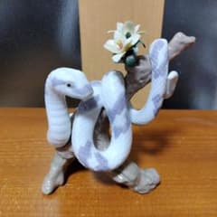 LLADRO リヤドロ 十二支 The snake 蛇 ヘビ 置物 陶器製 m33133069473_1.jpg?1739522095