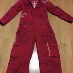 クールドライブストライカーつなぎ中古　赤汚し加工のサムネイル