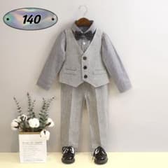 ☆新品☆フォーマル 男の子　セットアップ　入園式　結婚式　スーツ　140cmのサムネイル