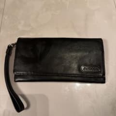 OUTDOOR PRODUCTS 長財布 ブラック ストラップ付のサムネイル