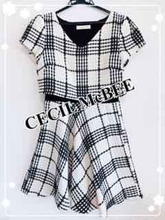 CECIL McBEE♡セシルマクビー セットアップ風チェックワンピースのサムネイル