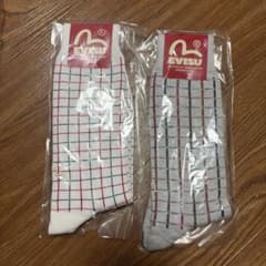 新品　廃盤　デッドストック　EVISU エヴィス ソックス　アーガイル　3足 デッドストック EVISU エヴィス ソックス 2足 - メルカリ