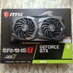 MSI GeForce GTX 1650 GAMING X 4G（箱付き）のサムネイル