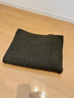 アウトドア用 ウールブランケット オリーブ色のサムネイル