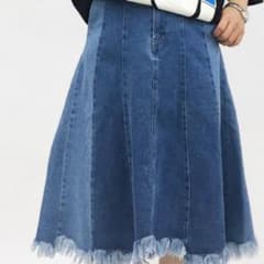 レトロガール デニムスカートのサムネイル