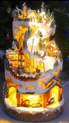クリスマス イルミネーション ジオラマタウンのサムネイル