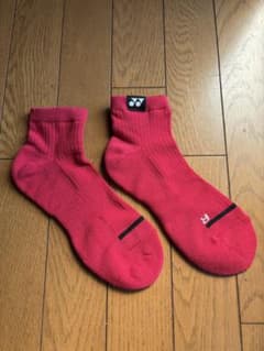 ヨネックス　スポーツ靴下　赤のサムネイル
