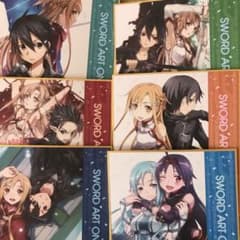 ソードアートオンライン色紙 7枚のサムネイル