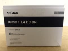 【美品】SIGMA 16mm f1.4 DC DN 単焦点レンズのサムネイル