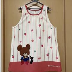 くまのがっこう　エプロン　赤のサムネイル