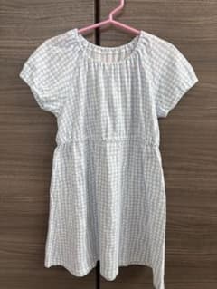 UNIQLO 半袖ワンピース　100 水色のサムネイル