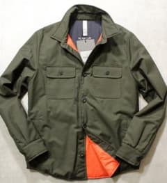 SLOWEAR☆新品7.5万円 スローウェア 中綿入りワークシャツブルゾン 50 