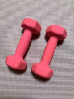 SPEEDMARKダンベル 2キロ ピンク 2個 セットのサムネイル