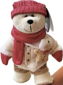 安価 !!スターバックス クリスマス限定指 可愛いベアリスタ　値引き不可　レア品のサムネイル