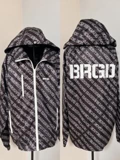 ⭐︎BASS BRIGADE 総柄 人気ブラック ジップアップ パーカーセット L ⭐︎BASS BRIGADE 総柄 人気ブラック ジップアップ パーカーセット L