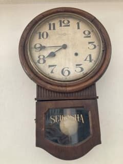 昭和レトロ　精工舎　ゼンマイ式振り子時計 ボンボン時計　稼働品② 昭和レトロ 精工舎 ゼンマイ式振り子時計 ボンボン時計 稼働品⑤