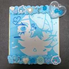 な*ぴ様 手描きイラスト 色紙 アート 一点物 地雷系 萌え絵 サブカル 天使のサムネイル