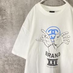 Stussy Tシャツ M 25周年記念 SSリンク インパクト◎ スカル剣 - メルカリ