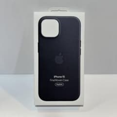 新品未開封】Apple純正 iPhone15 ファインウーブンケース 黒 - メルカリ