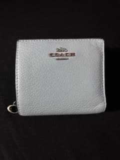 COACH 二つ折り財布 ライトブルーのサムネイル