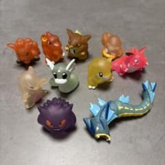 ア*ス様 ポケモン スケルトンミニフィギュア 10体セット クリアカラーのサムネイル