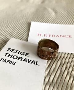 SERGE THORAVAL/H.P.FRANCEゴールドリング 正規品 - メルカリ